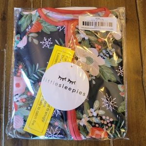 Little Sleepies Poinsettia Zippy 6-12m